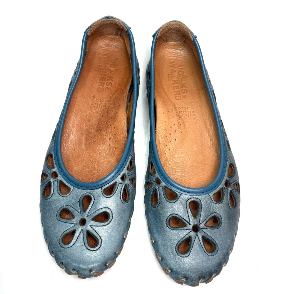 Volks Walkers Blue Laser Cut Flats | 37 - Picture 3 of 8